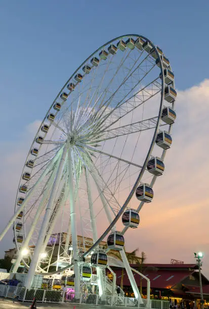 Photo of Ferris wheel Sunset.