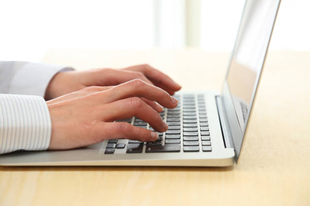 istock The hands of women who input and operate on a personal computer 980615852