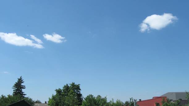 istock Rare clouds in the blue sky 980615952