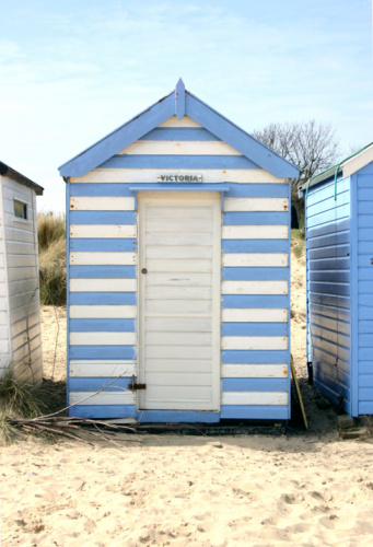 striped beach hut southwold suffolk