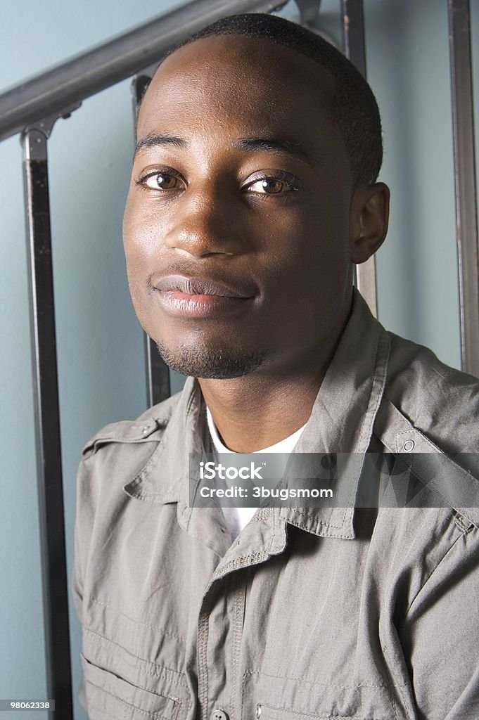 Handsome African American Man  20-29 Years Stock Photo