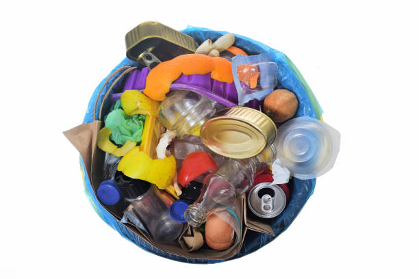 istock top view of a garbage can on white background 980623744