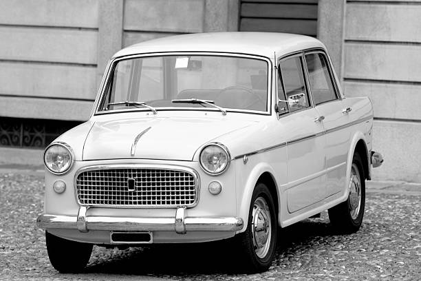 istock Old Vintage Italian Car, Black And White Image 98062708