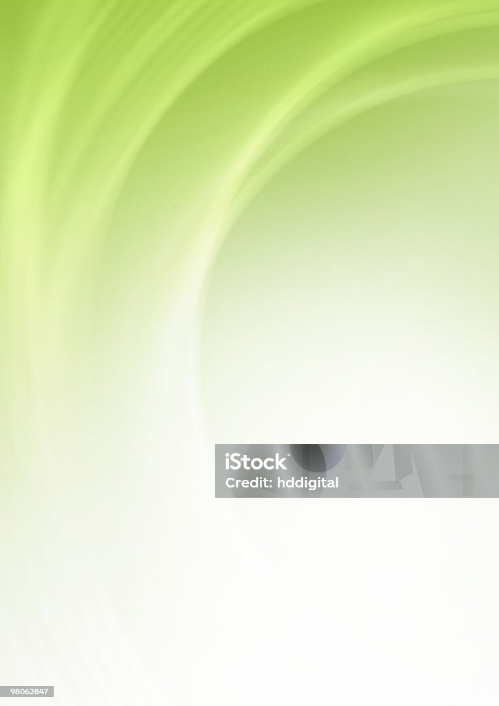 Зеленый завитками - Стоковые фото Абстрактный роялти-фри