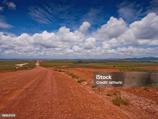 Road To The Worlds End La Gran Sabana Stock Photo - Download Image Now - 4x4, Beauty In Nature, Blue