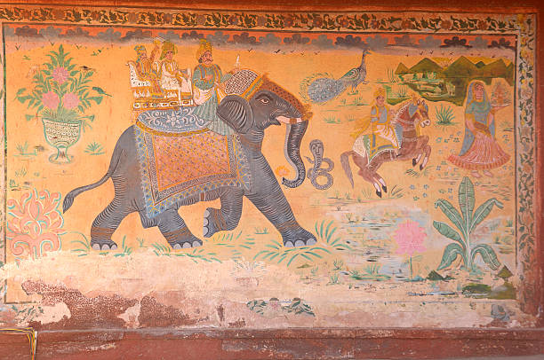 istock Rajasthan- painting in the palace 98063730