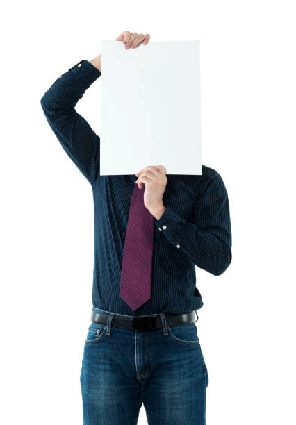 istock Businessman holding a blank board 980638460