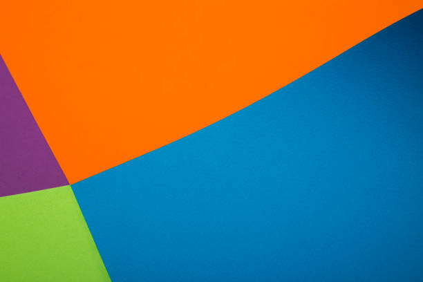 istock Abstract background of sheets of colored paper 980643386