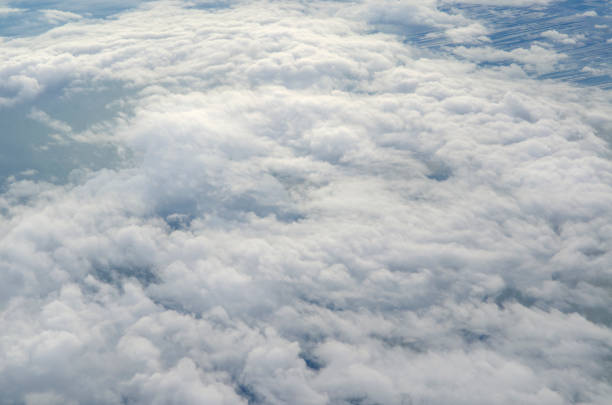 istock The view from the plane of cloud and blue sky 980650610