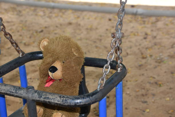 istock Play hide and seek with a teddy bear 980651018