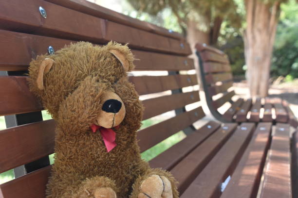 istock Play hide and seek with a teddy bear 980652034