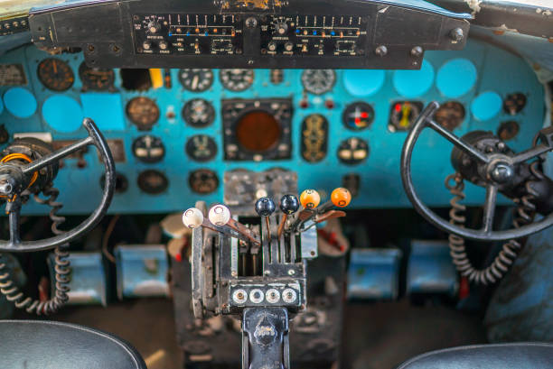 istock airplane cockpit, airplane interior, jet plane, cockpit buttons 980671330