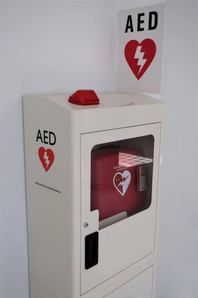 istock Automated External Defibrillator Emergency Device at Wall 980671740