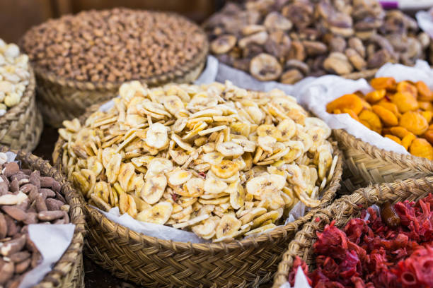 istock Baskets with a variety of delicious nuts 980676664