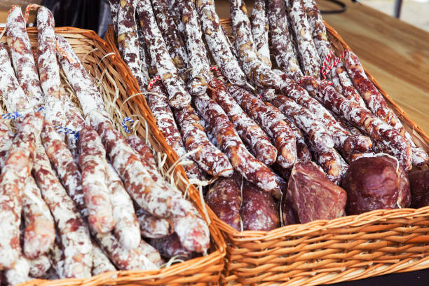 istock Raw meat in wooden boxes 980677908