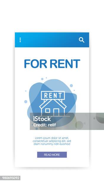 Graphic High Rent Simple For Rent Infographic Stock Illustration - Download Image Now ...