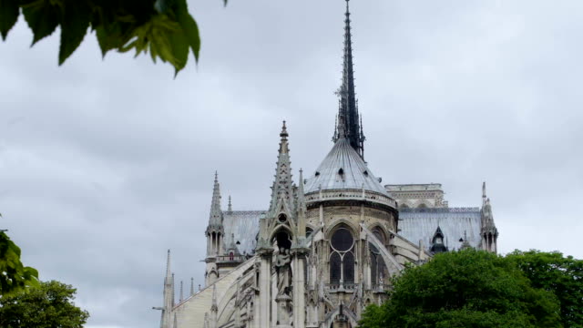 Notre-Dame cathedral in Paris, summer travel to France, sightseeing vacation