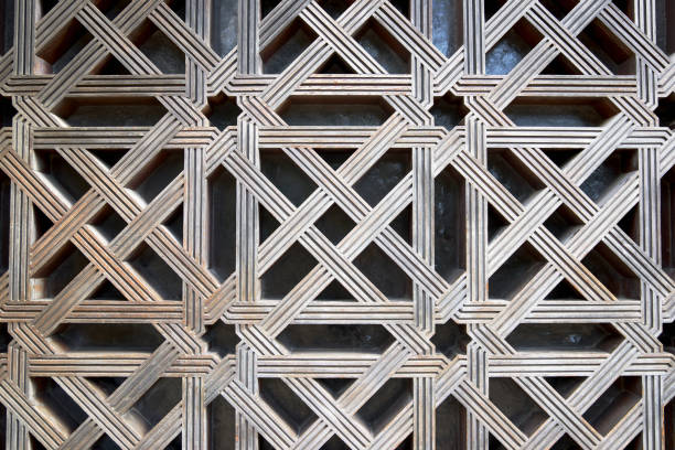 Cordoba mosque door Wooden door in Mosque of Cordoba, Spain. ancient creativity andalusia architecture stock pictures, royalty-free photos & images