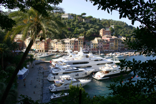 Monaco, Monaco. March 29, 2024. Marina and grandstand area during assembly along the Monaco marina for the formula 1 race.
