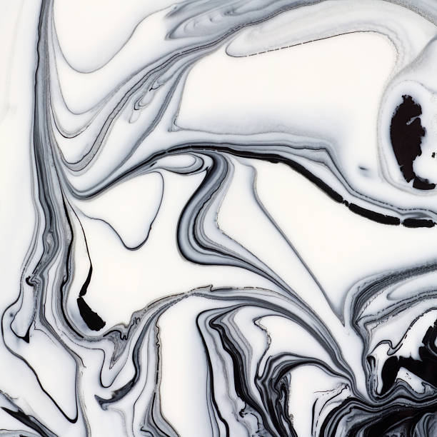istock Mix of a white and black paint 98075717