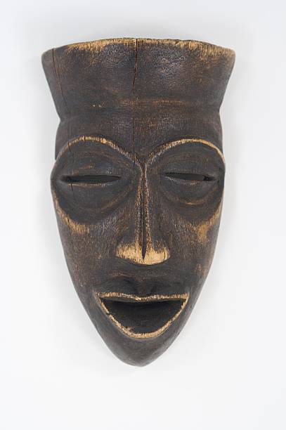istock Wooden African Mask 98075766