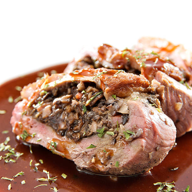 Roasted Duck Breast stock photo