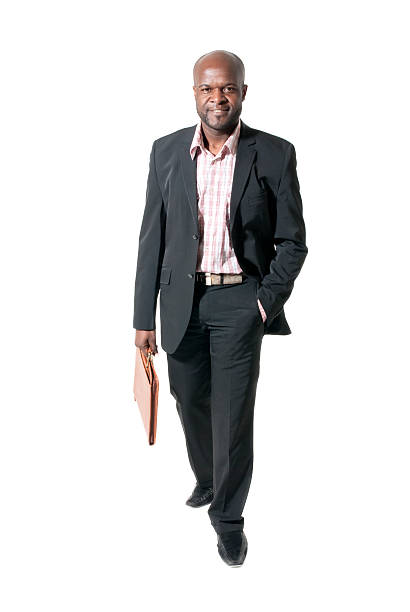 istock Happy african businessman smiling 98075968