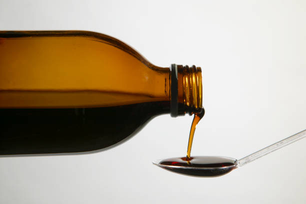 istock MEDICINE POURING FROM BOTTLE ONTO SPOON 980775846