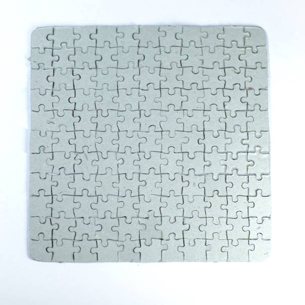 istock close up. gray blank greeting card collected from puzzle pieces 980782088