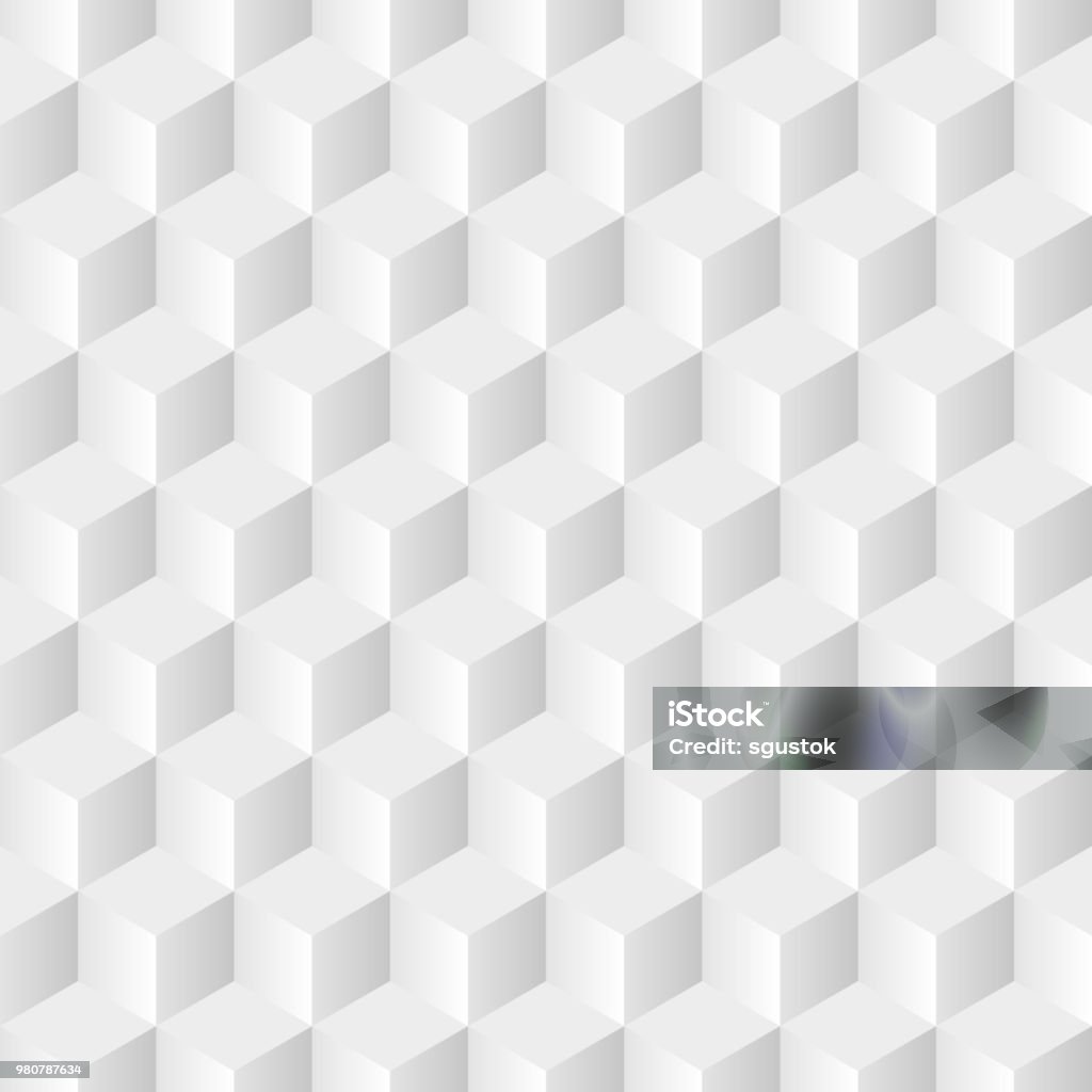 Texture Cube White Cubes White Background In Vector Stock Illustration - Download Image ...