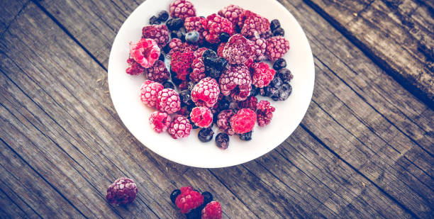 istock Frozen berries  summer food 980804738