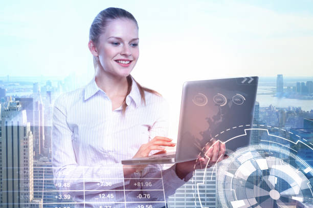 istock Businesswoman using laptop 980813636