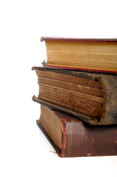 istock Vintage Books in a Pile 98081451