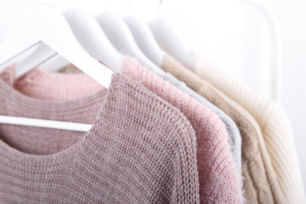 istock Warm knitted, autumn, winter clothes 980817878