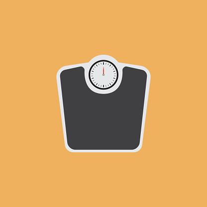 WEIGHT SCALES FLAT ICON
