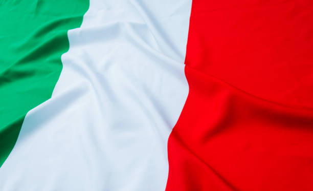 istock Close up of Italian flag 980820346