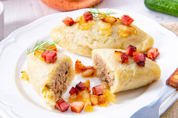 istock Rustic Cepelinai, a specialty Lithuanian and Polish cuisine. 980851264