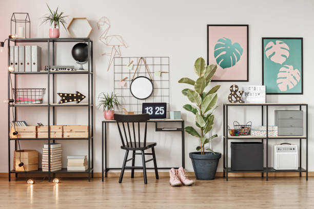 istock Girl's home office interior 980851522