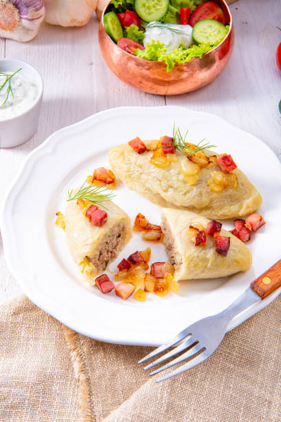 istock Rustic Cepelinai, a specialty Lithuanian and Polish cuisine. 980852202