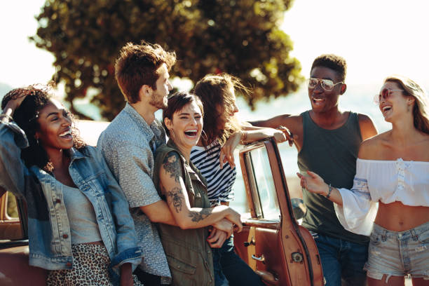 istock Friends enjoying themselves on a vacation 980857772