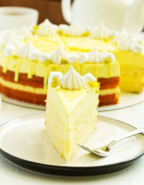 istock A piece of lemon cake. Selective focus. 980858206