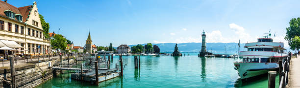 istock harbor of lindau - germany 980927578