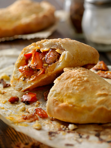 Sausage and Pepper Calzone