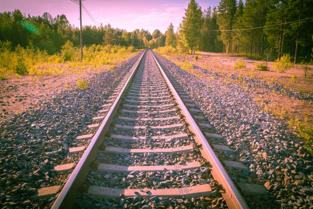 istock Railway view from Sotkamo, Finland. 980969558