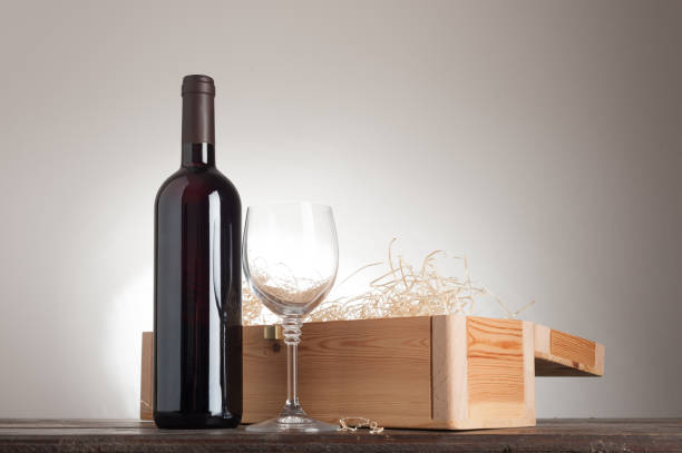 istock A bottle of red wine and a wineglass. 980972832