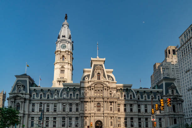 istock city hall in philadelphia unusual view 980989258