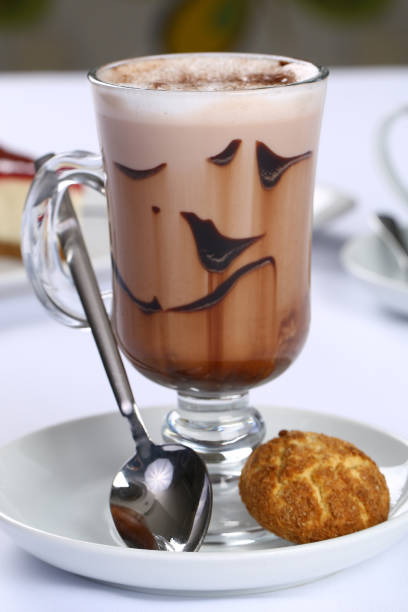 istock Coffee latte macchiato with whipped cream 981010354