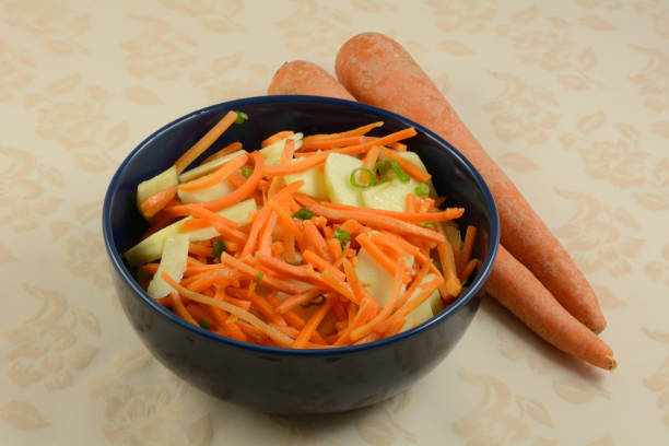 istock Shredded carrot and apple salad 981019606