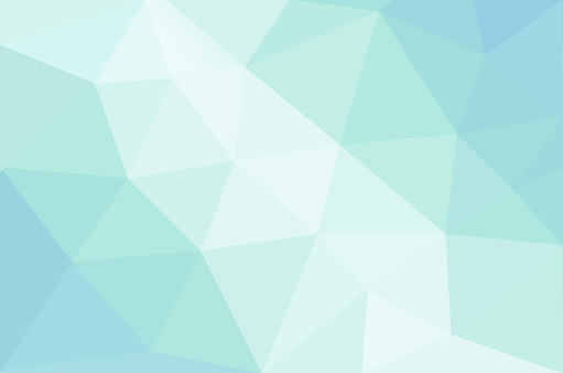 Abstract calming pastel colored background with connected polygonal shapes - triangles