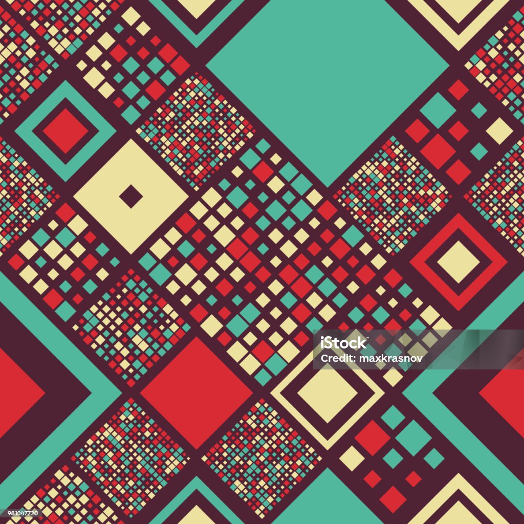 S Square Pattern Seamless Square Pattern Stock Illustration - Download Image Now ...